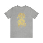 Golden Celtic Dice Dragon Shirt - Athletic Heather / S