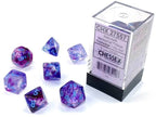 Nebula Nocturnal/blue Luminary 7-Dice/16mm/12mm/30mm/Ten10's - 7-Dice Set