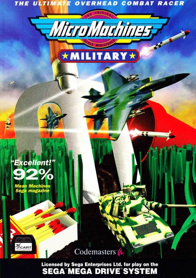 Micro Machines: Military (Sega Genesis) - Game Manual Only
