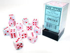 Festive Polyhedral Pop Art w/red Limited Edition (7-Dice Set / 16mm Block / 12mm Block) - 16mm Dice Block (12 dice)