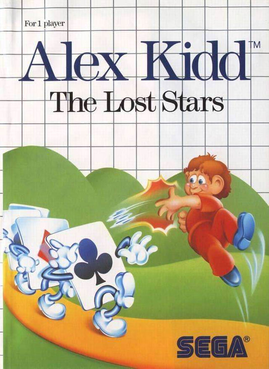 Alex Kidd the Lost Stars (Sega Master System) - Game Manual Only