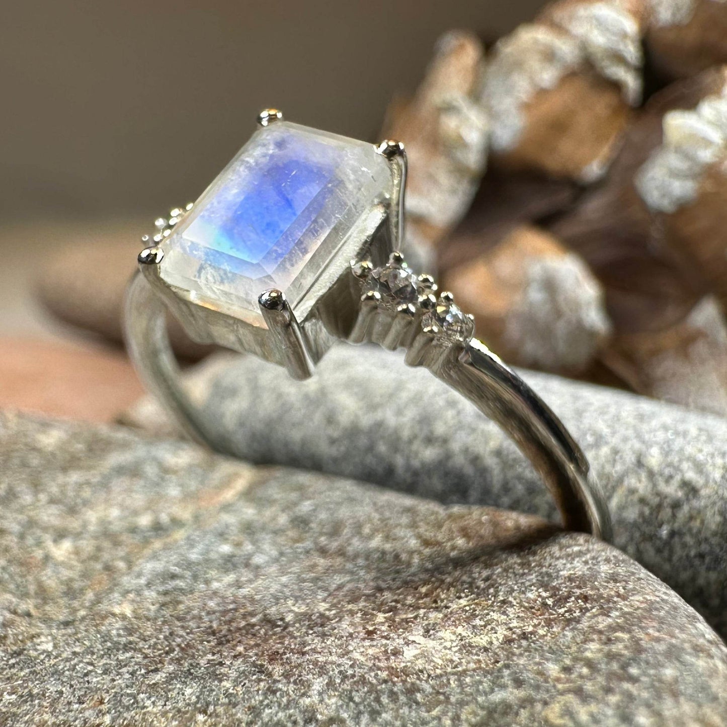 Hilaria Moonstone Ring - 5