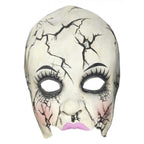 Smiffy's Damaged Broken Doll Adult Chinless Costume Mask