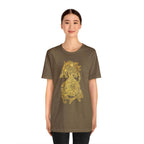Golden Celtic Dice Dragon Shirt - Army / S