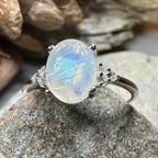Winter Dawn Moonstone Ring