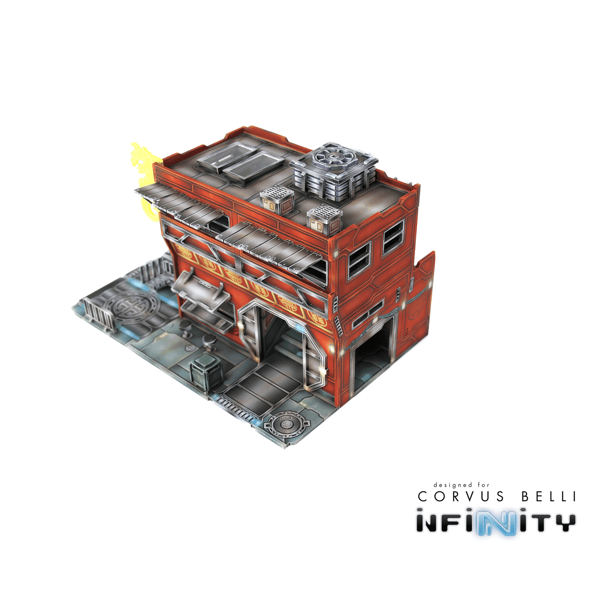 Xiguan Vendor Flat - Color Printed in Red