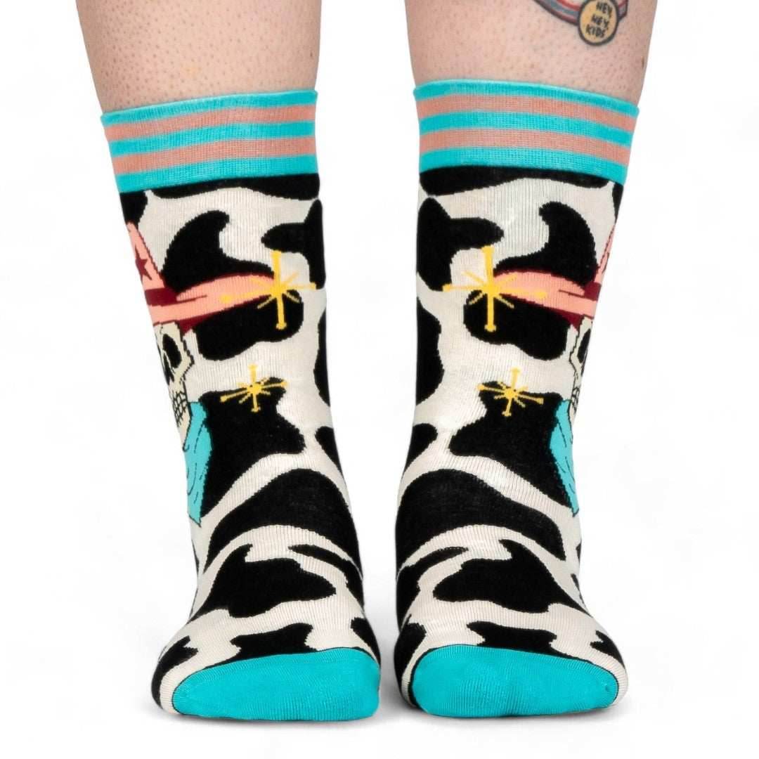 Disco Cowboy Crew Socks - 