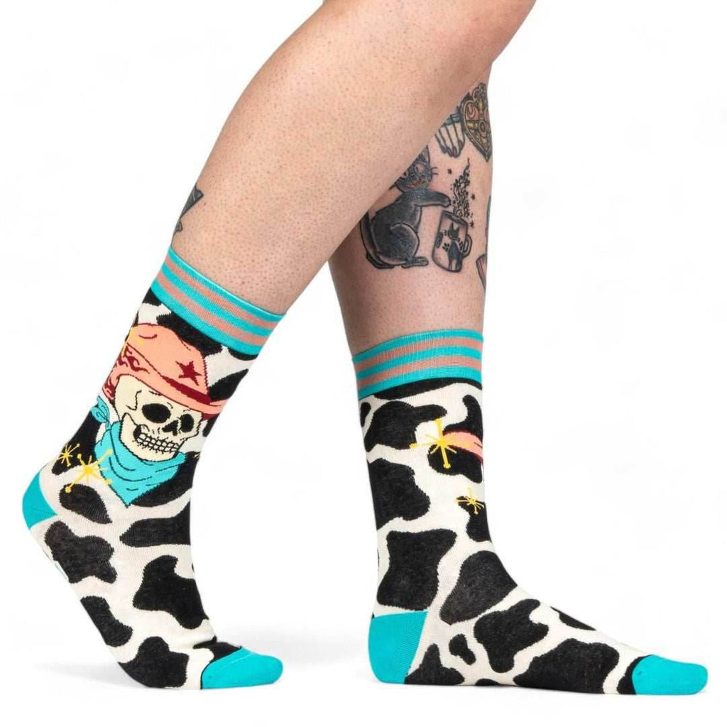 Disco Cowboy Crew Socks - 