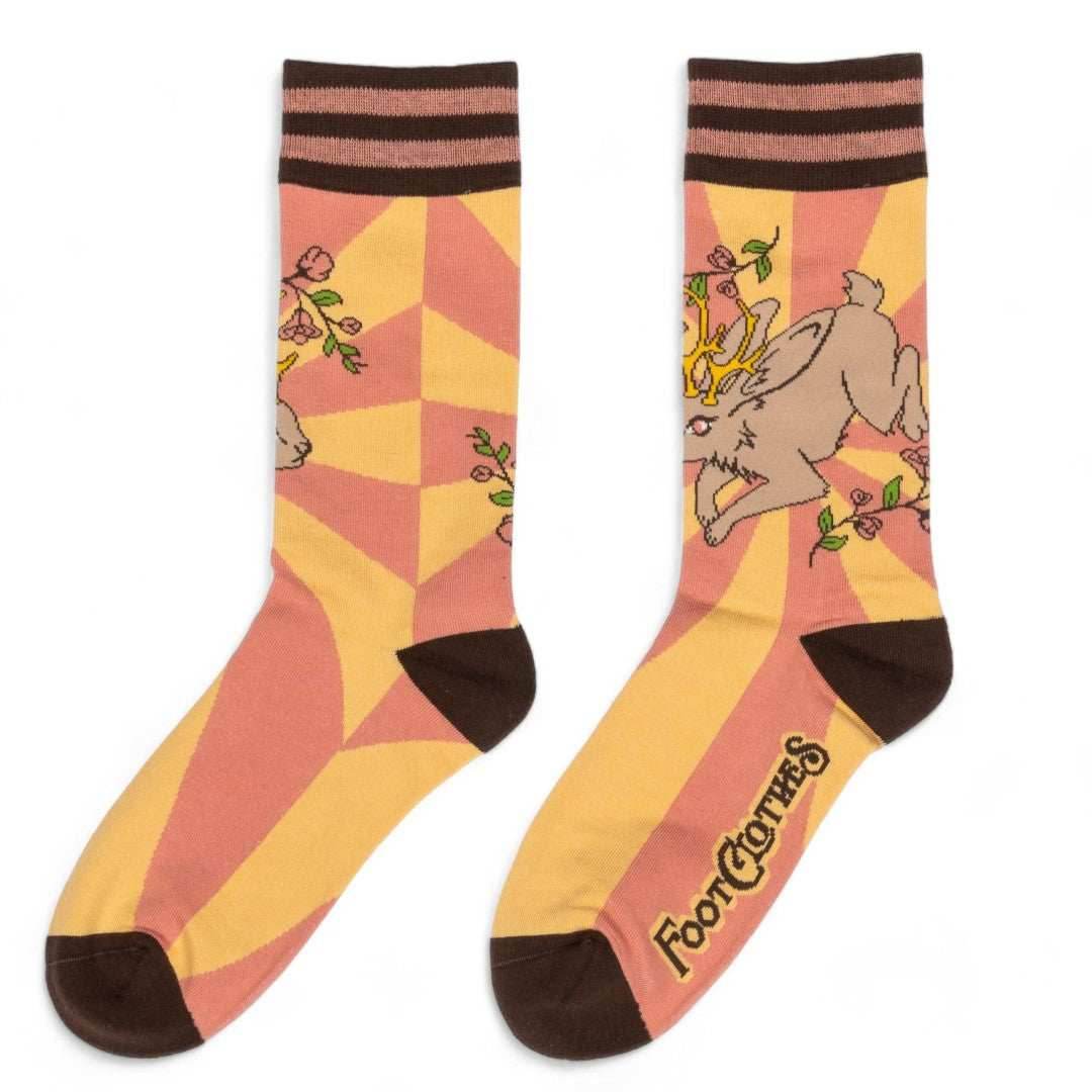 Jackalope Crew Socks - 