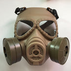 Anti-fog and haze protective gas mask