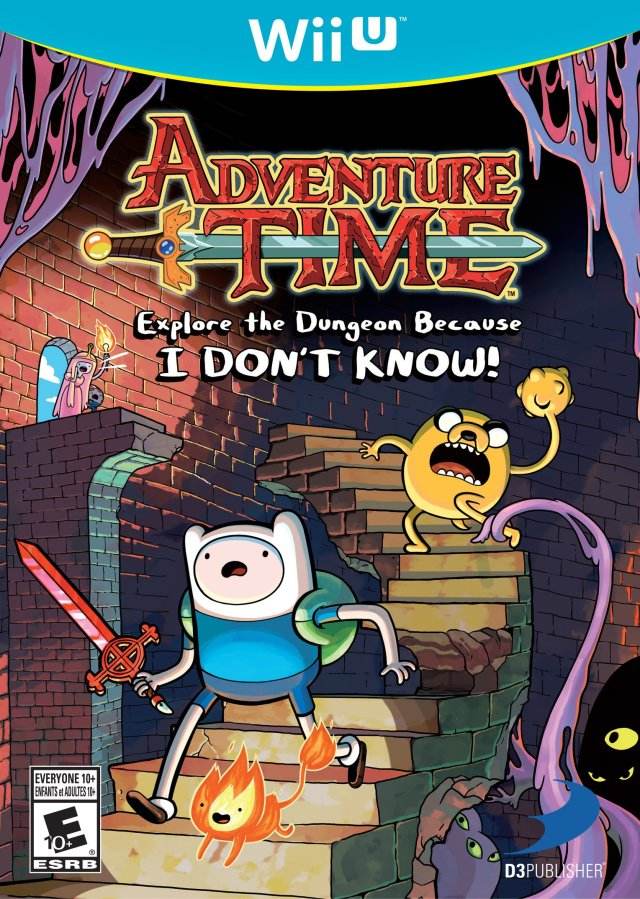 Adventure Time: Explore the Dungeon Because I DON'T KNOW! (WiiU) - Game Manual Only