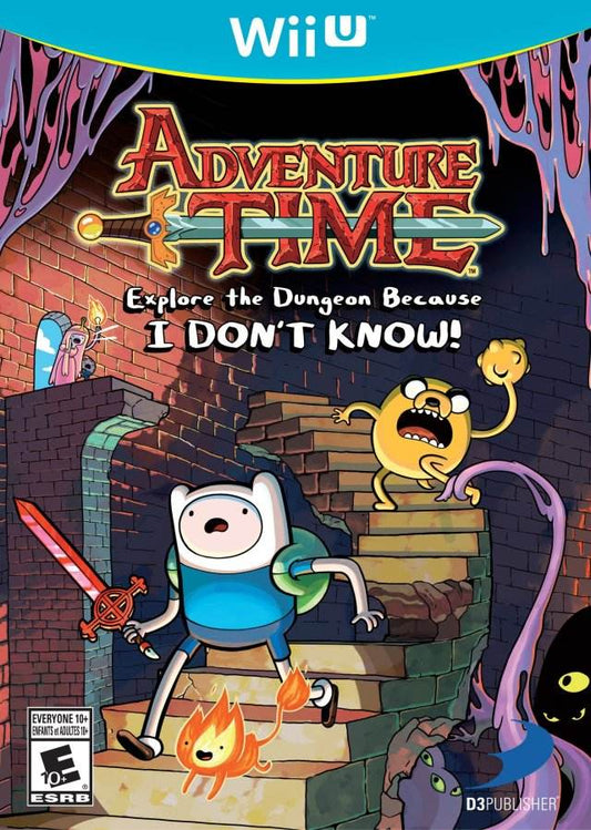 Adventure Time: Explore the Dungeon Because I DON'T KNOW! (WiiU) - Game Manual Only