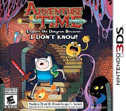 Adventure Time: Explore the Dungeon Because I Don't Know (Nintendo 3DS) - Game Manual Only
