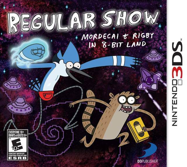 Regular Show Mordecai & Rigby in 8-bit Land (Nintendo 3DS) - Game Manual Only