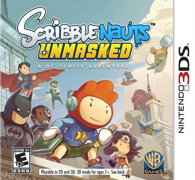 Scribblenauts Unmasked (Nintendo 3DS) - Game manual only