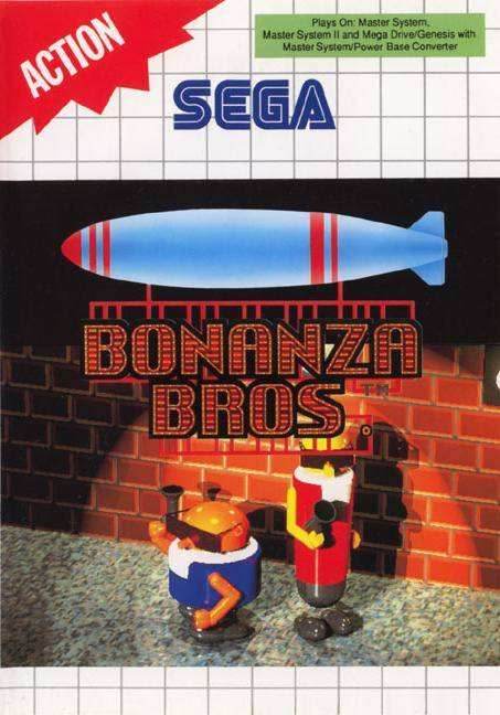 Bonanza Bros (Sega Master System) - Game Manual Only