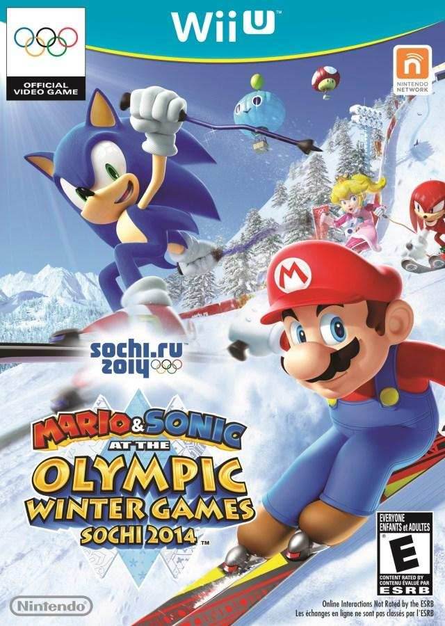 Mario & Sonic At The Olympic Winter Games: Sochi 2014 (WiiU) - Game Manual Only