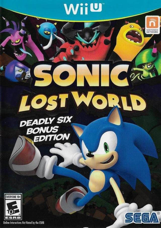 Sonic Lost World: Deadly Six Bonus Edition (WiiU) - Game Manual Only