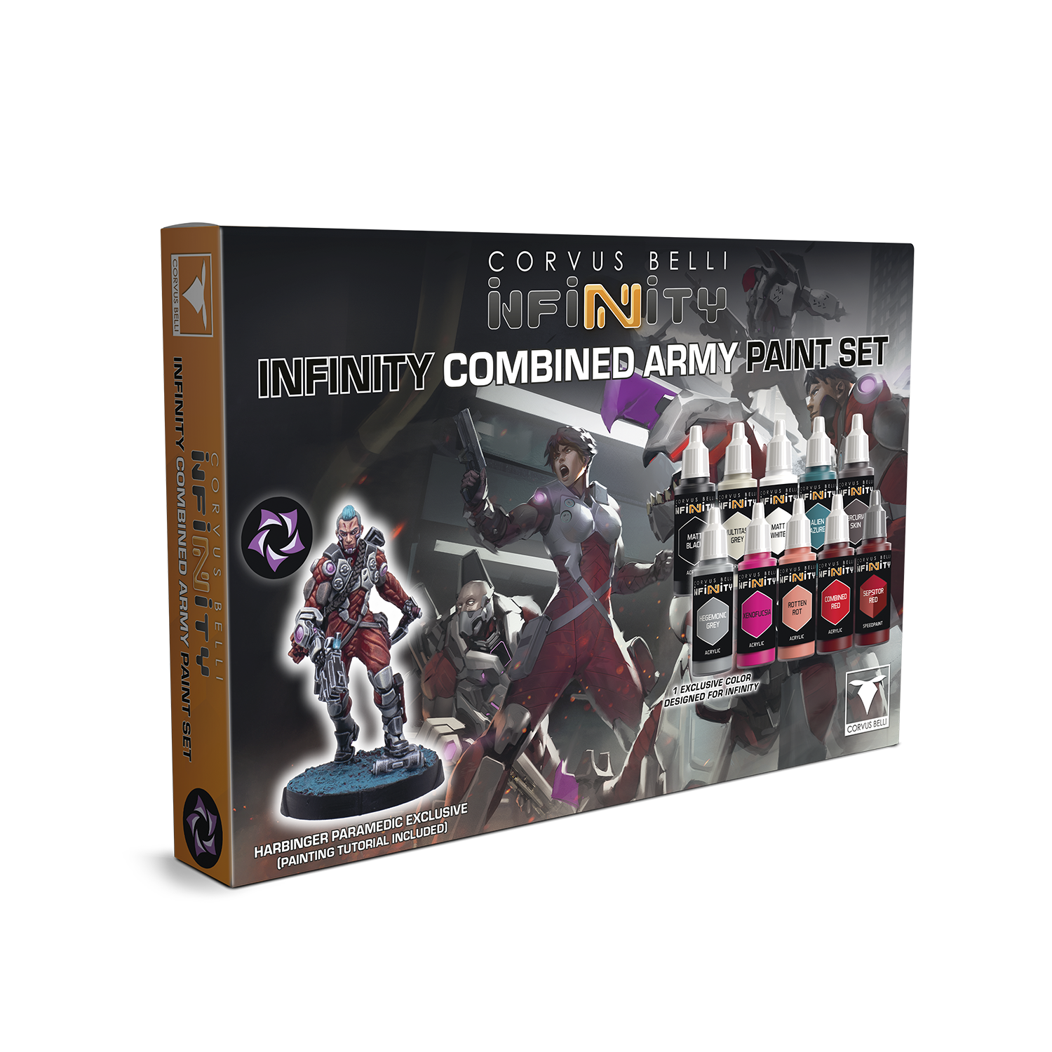 Infinity Combined Army Paint Set Harbinger Paramedic Exclusive