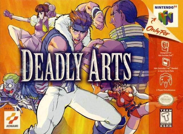 Deadly Arts (Nintendo 64) - Game Manual Only