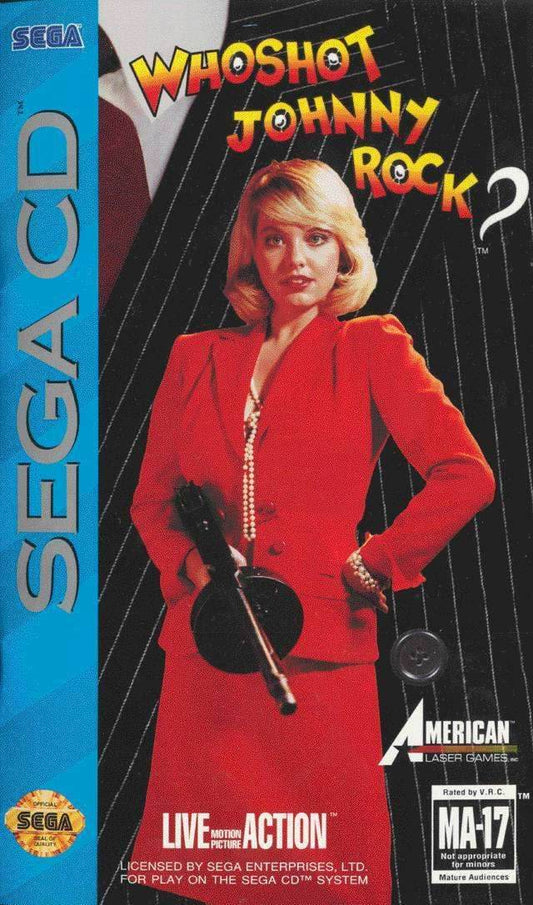 Who Shot Johnny Rock (Sega CD) - Game Manual Only