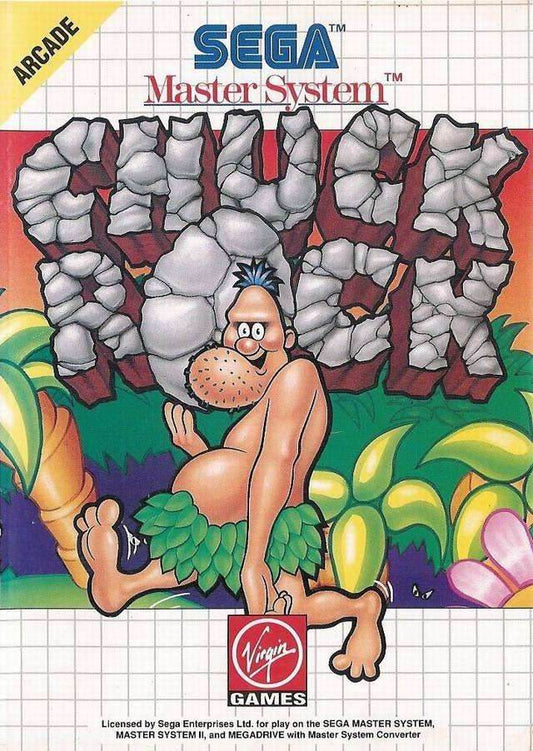 Chuck Rock (Sega Master System) - Game Manual Only
