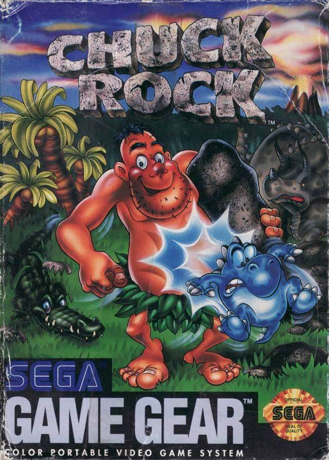 Chuck Rock (Sega Game Gear) - Game Manual Only