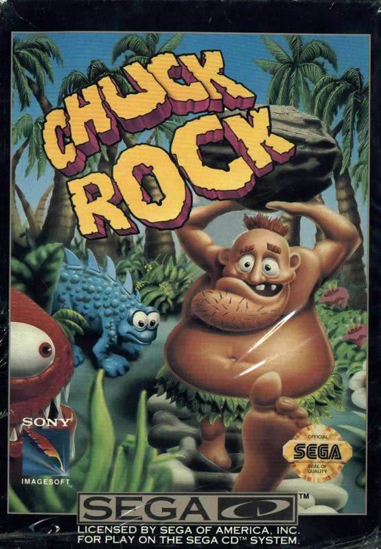 Chuck Rock (Sega CD) - Game Manual Only