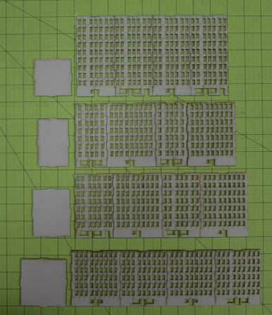 6mm Tall City Buildings (Matboard) - 285CSS055 - 