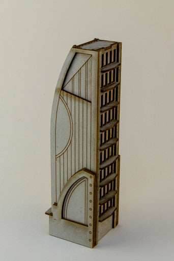 6mm Ultra Modern / Future City Building 285CSS050-5 - 