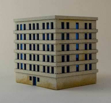 6mm Large Apartment Block (Matboard) - 285CSS152 - 