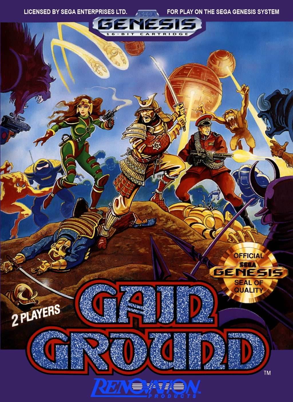Gain Ground (Sega Genesis) - Game Manual Only