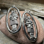 Tartan Bagpiper Earrings
