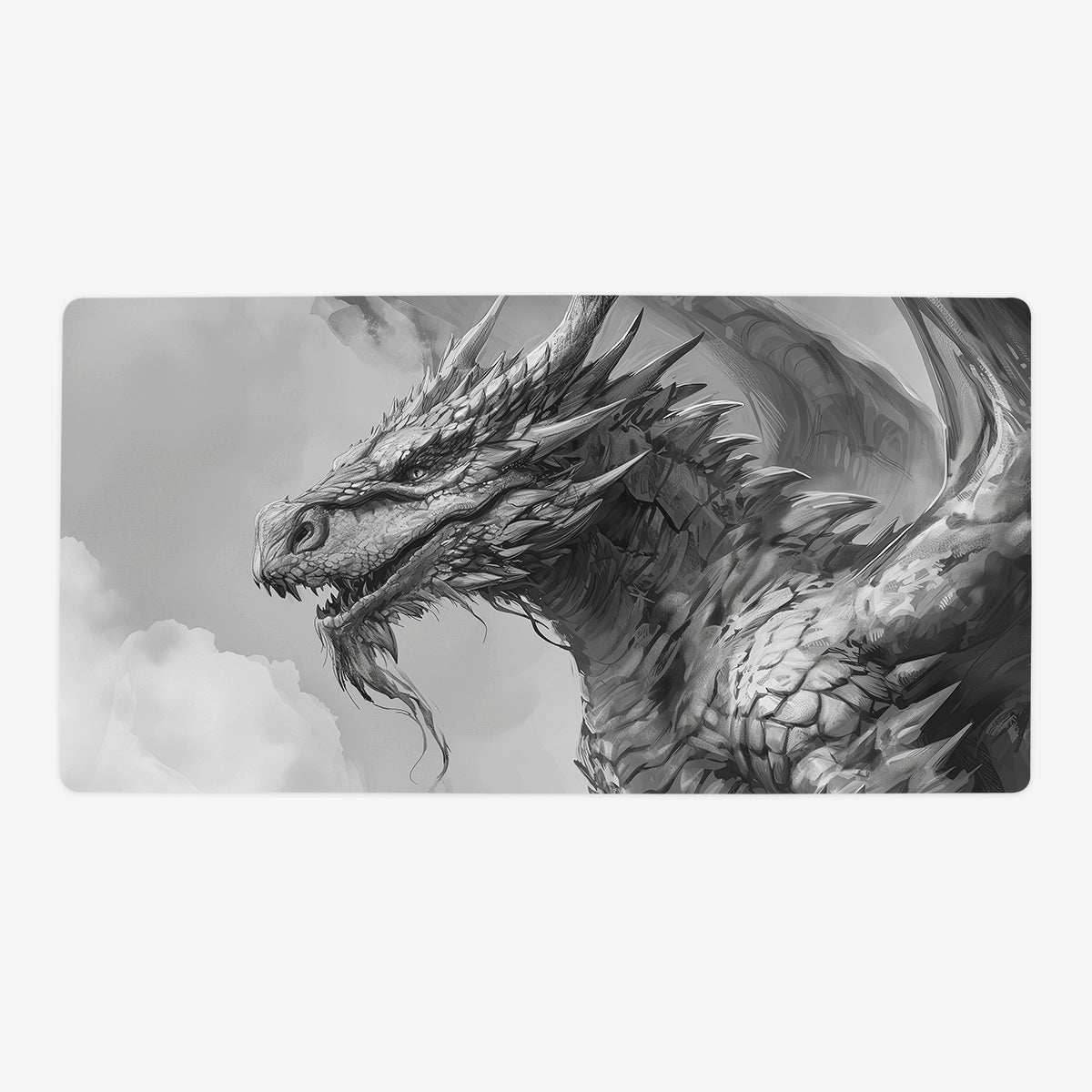 Ashen Dragon Playmat - Standard Playmat / Plain