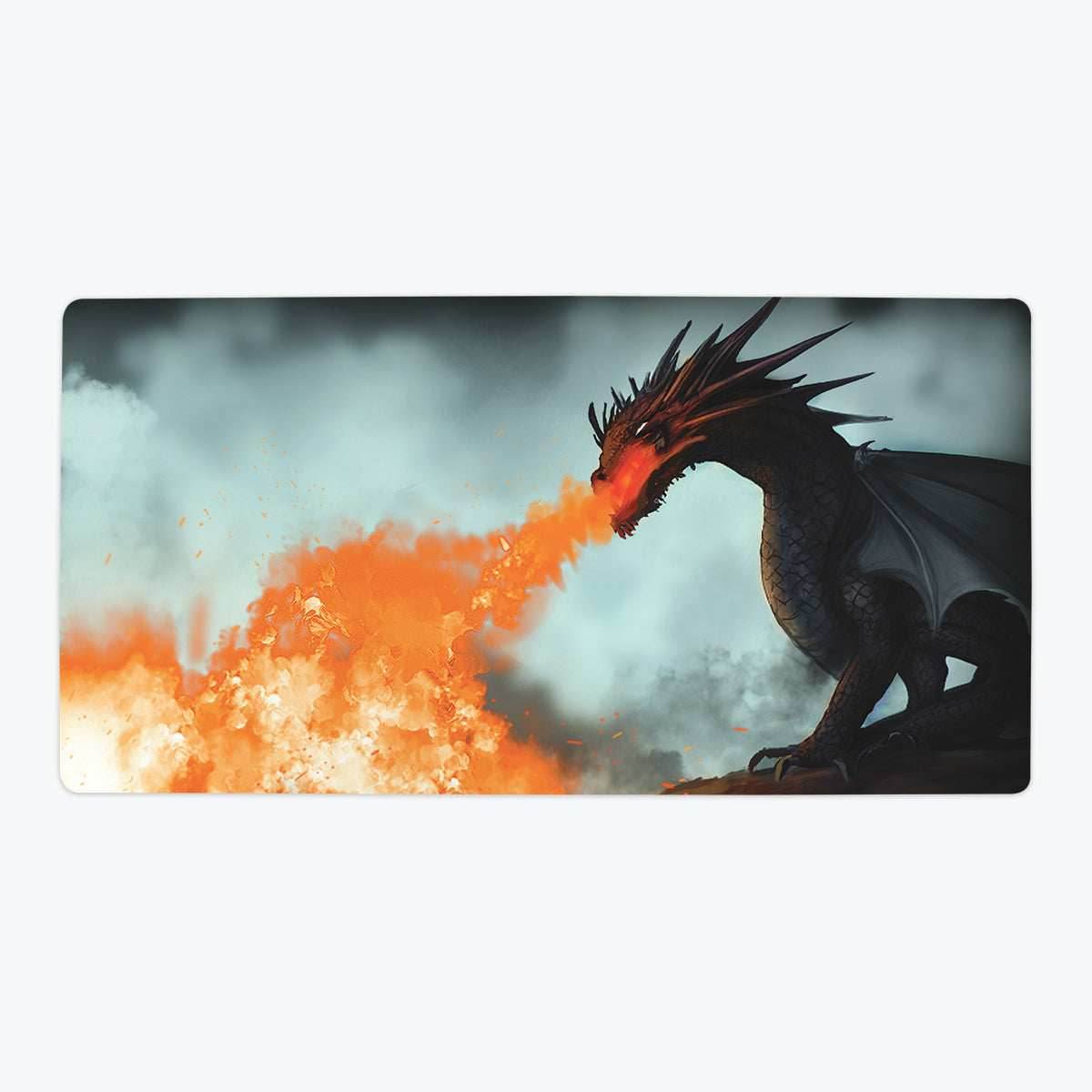 Crimson Dragon Playmat - Oversized Playmat / Plain