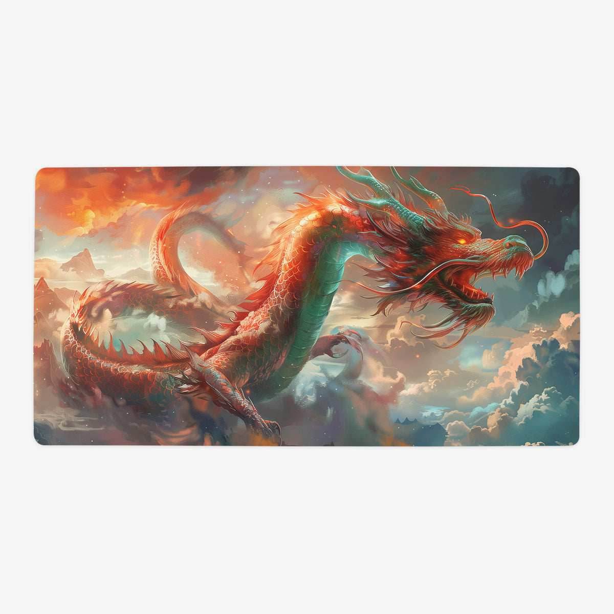 Divine Serpent Dragon Playmat - Oversized Playmat / Plain