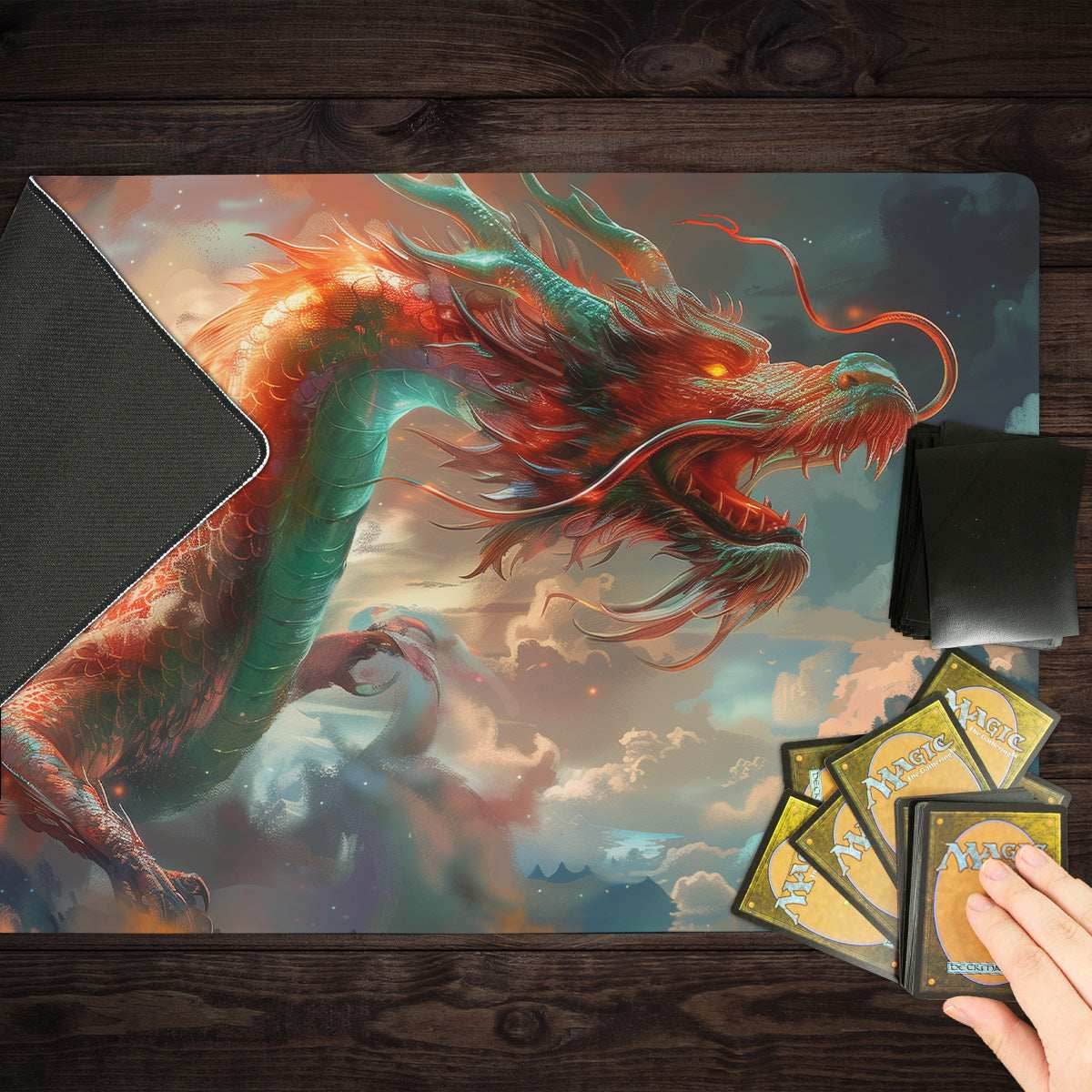 Divine Serpent Dragon Playmat - Standard Playmat / Plain