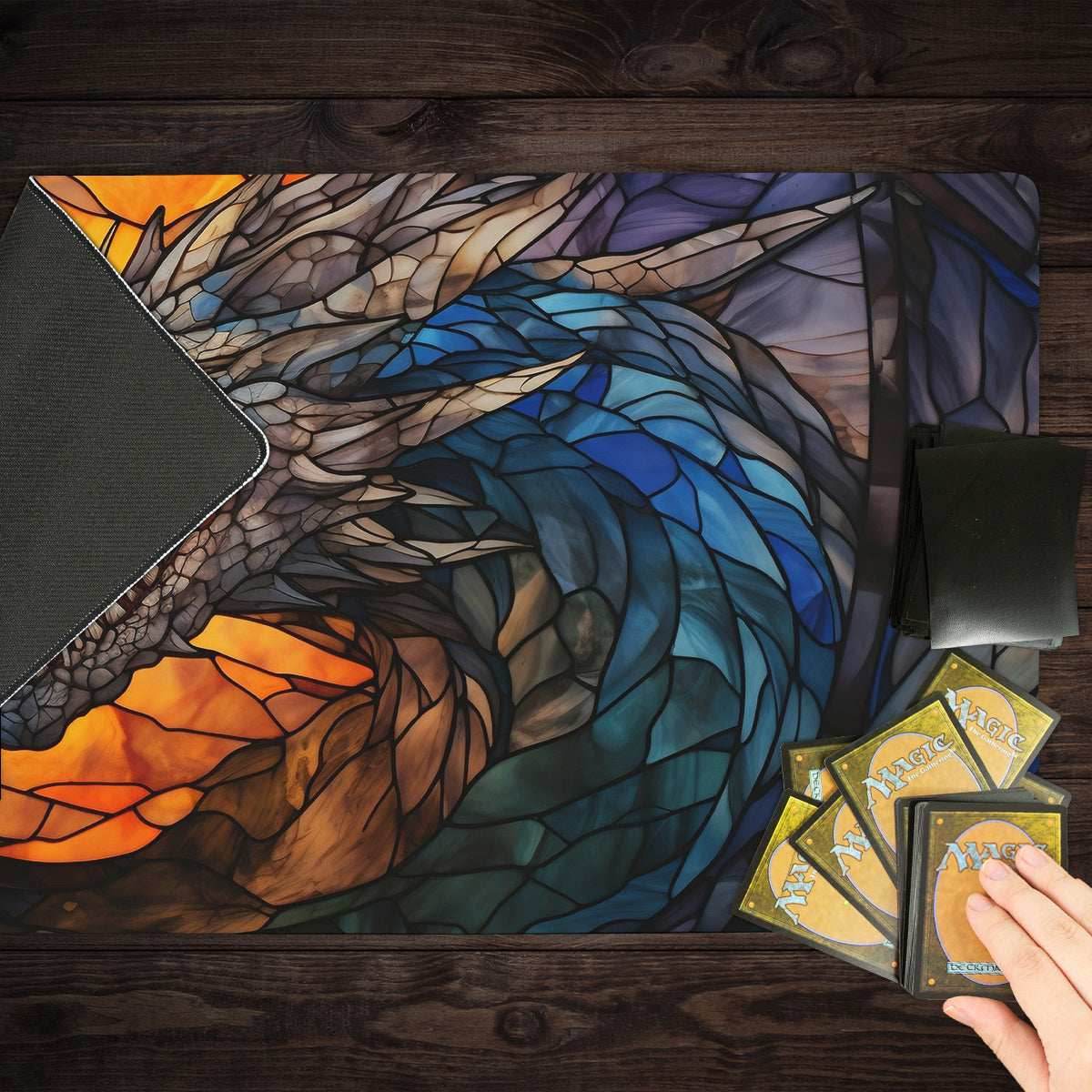 Ignis Dragon Playmat - Standard Playmat / Plain