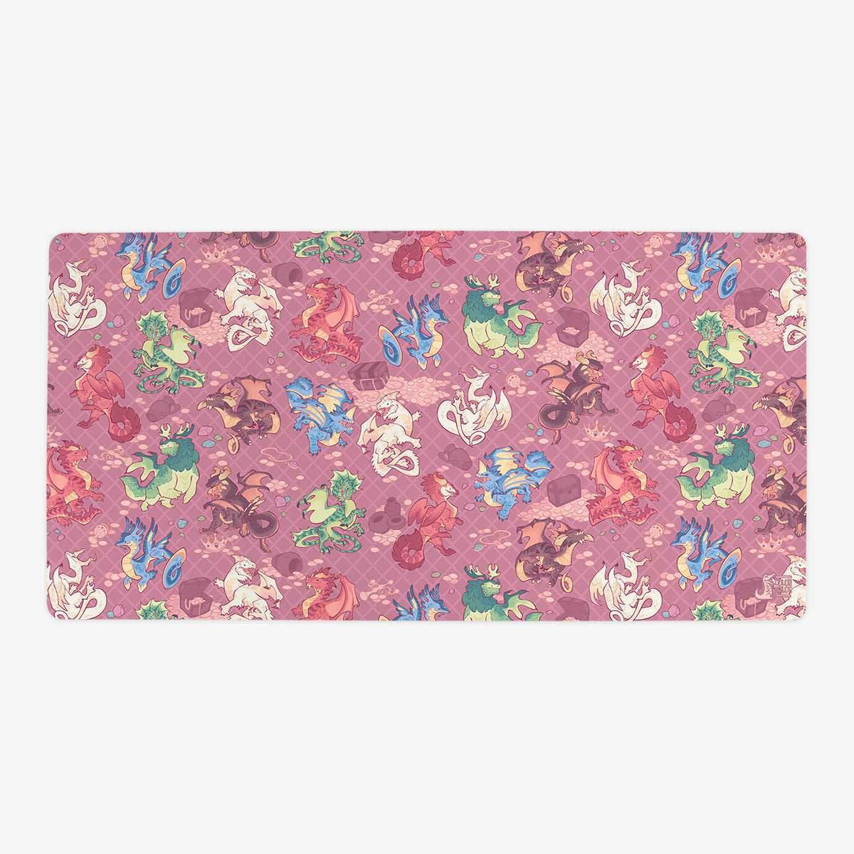 Chromatic Dragons Playmat - Oversized Playmat / Red / Plain