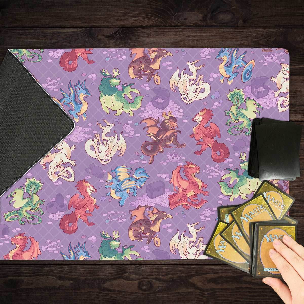 Chromatic Dragons Playmat - Standard Playmat / Purple / Plain