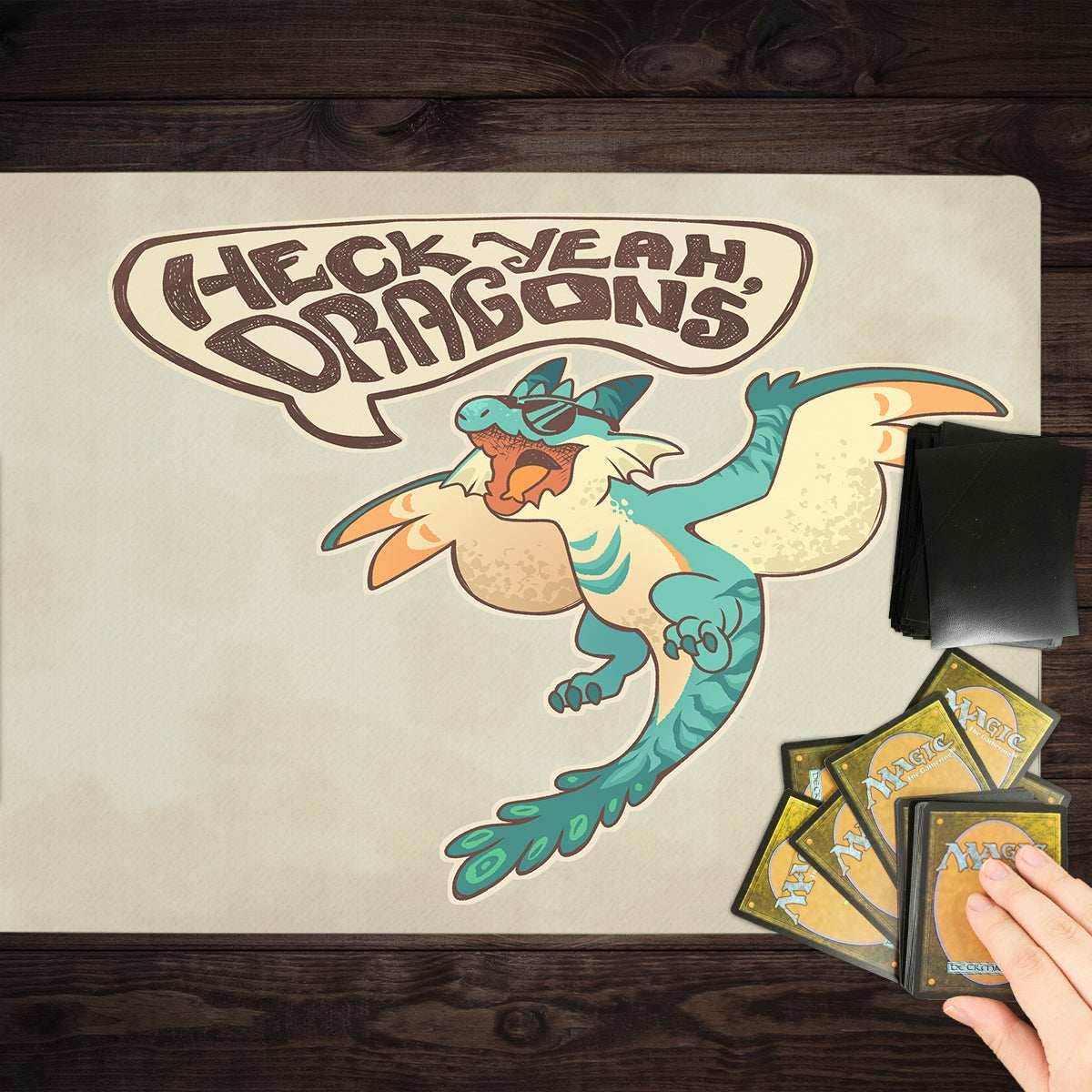 Heck Yeah, Dragons! Playmat - Standard Playmat / Plain
