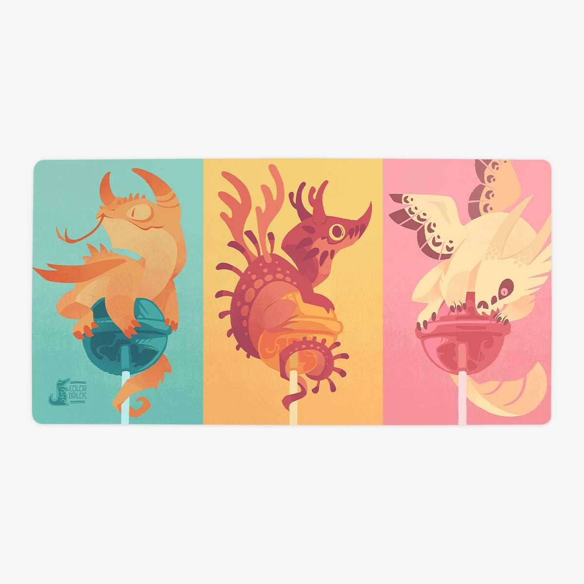 Lolipop Dragons Playmat - Oversized Playmat / Plain