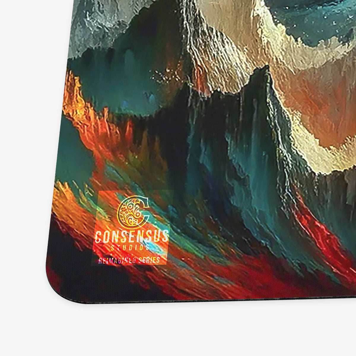 Rainbow Dragon Playmat - Standard Playmat / Plain