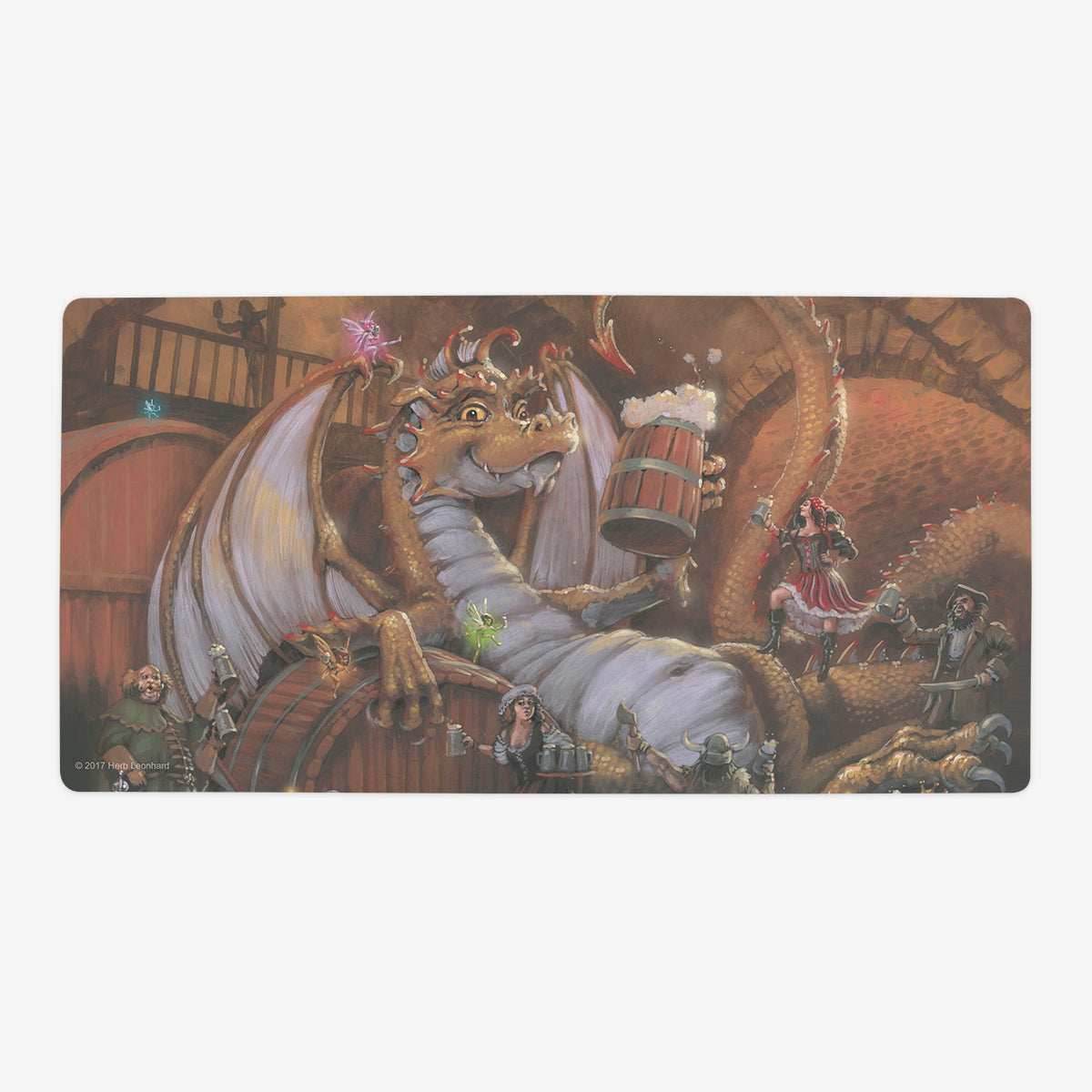 The Dragon with the Flagon Playmat - Oversized Playmat / Plain