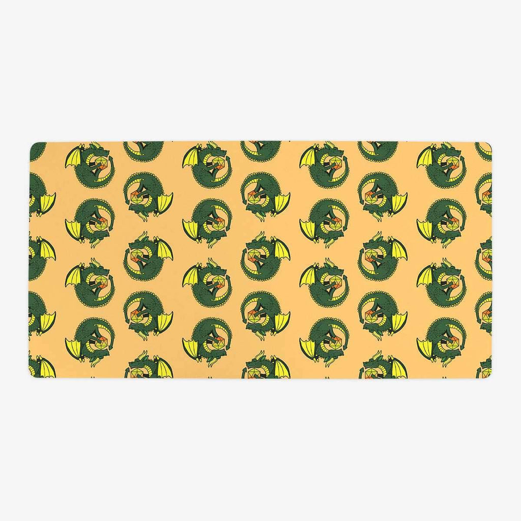 20 Sided Dragon Playmat - Oversized Playmat / Plain