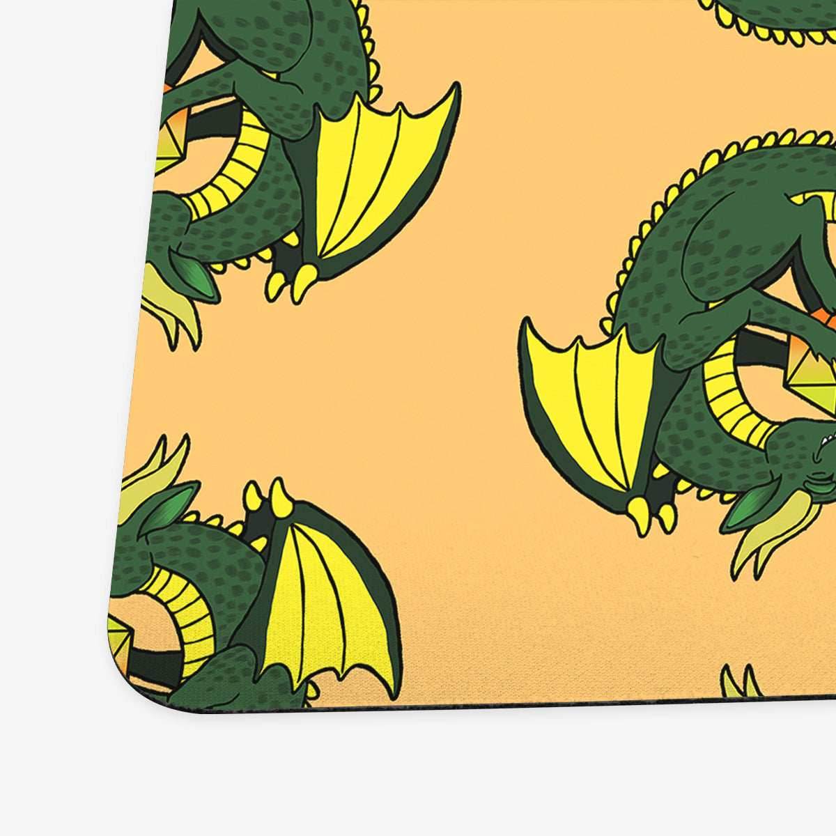 20 Sided Dragon Playmat - Standard Playmat / Plain