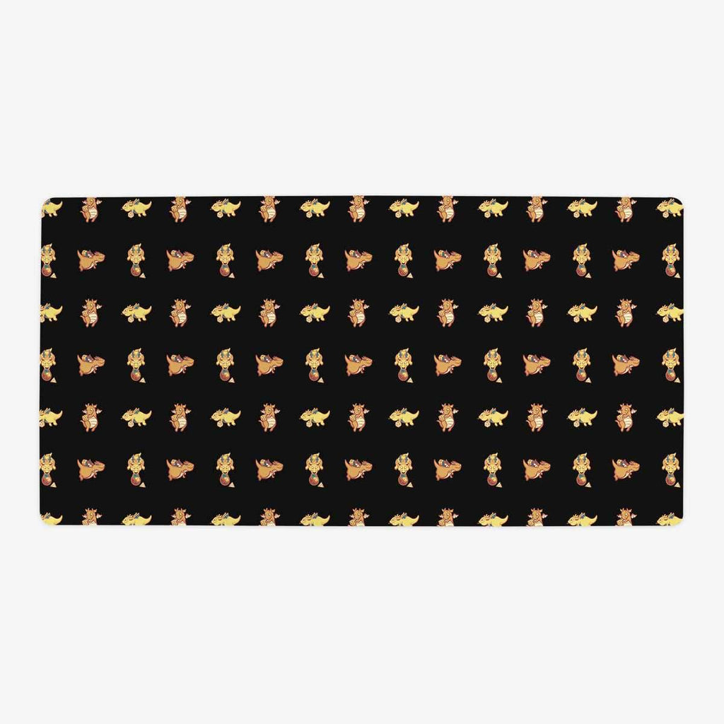 Dice Dragons Playmat - Oversized Playmat / Black / Plain