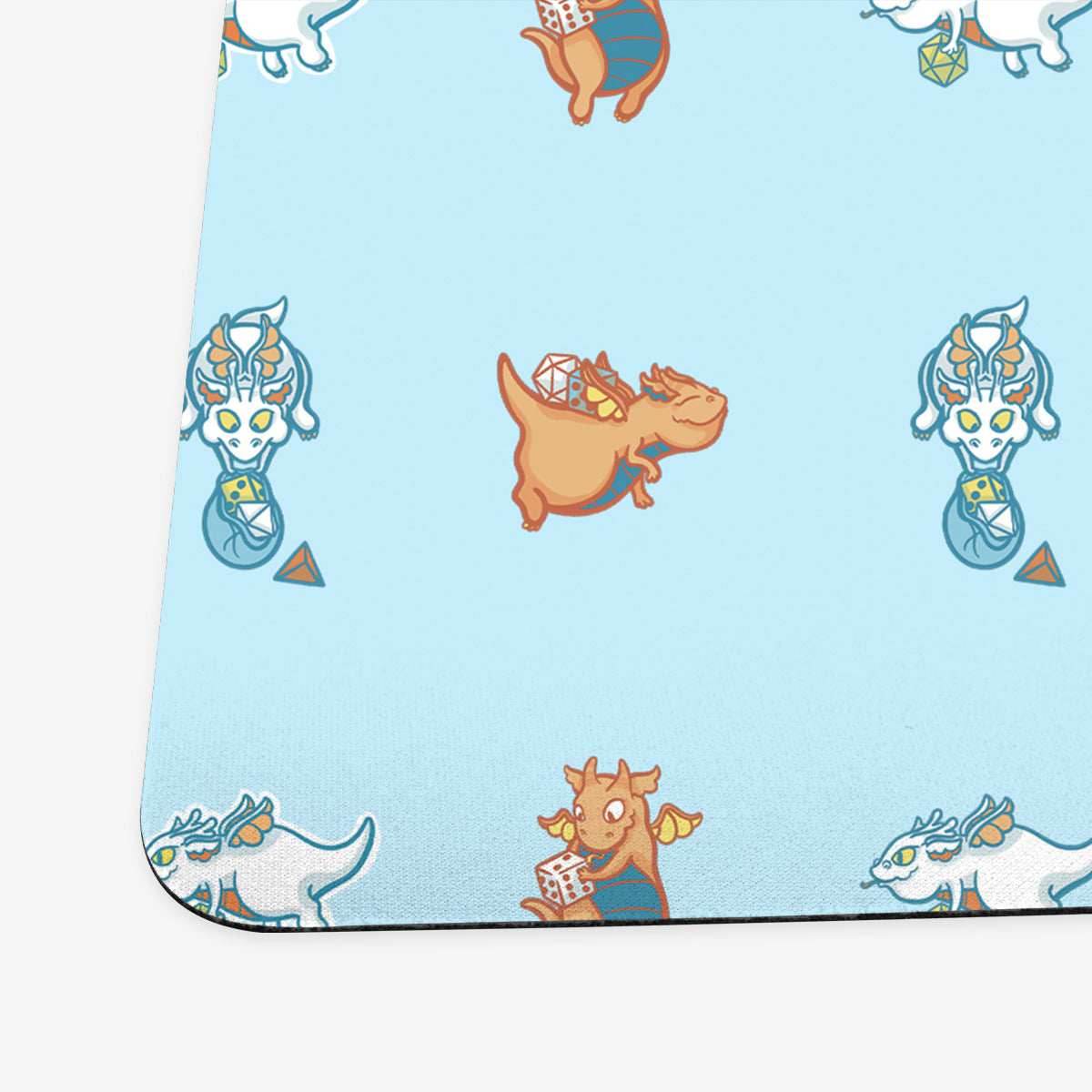 Dice Dragons Playmat - Standard Playmat / Black / Plain