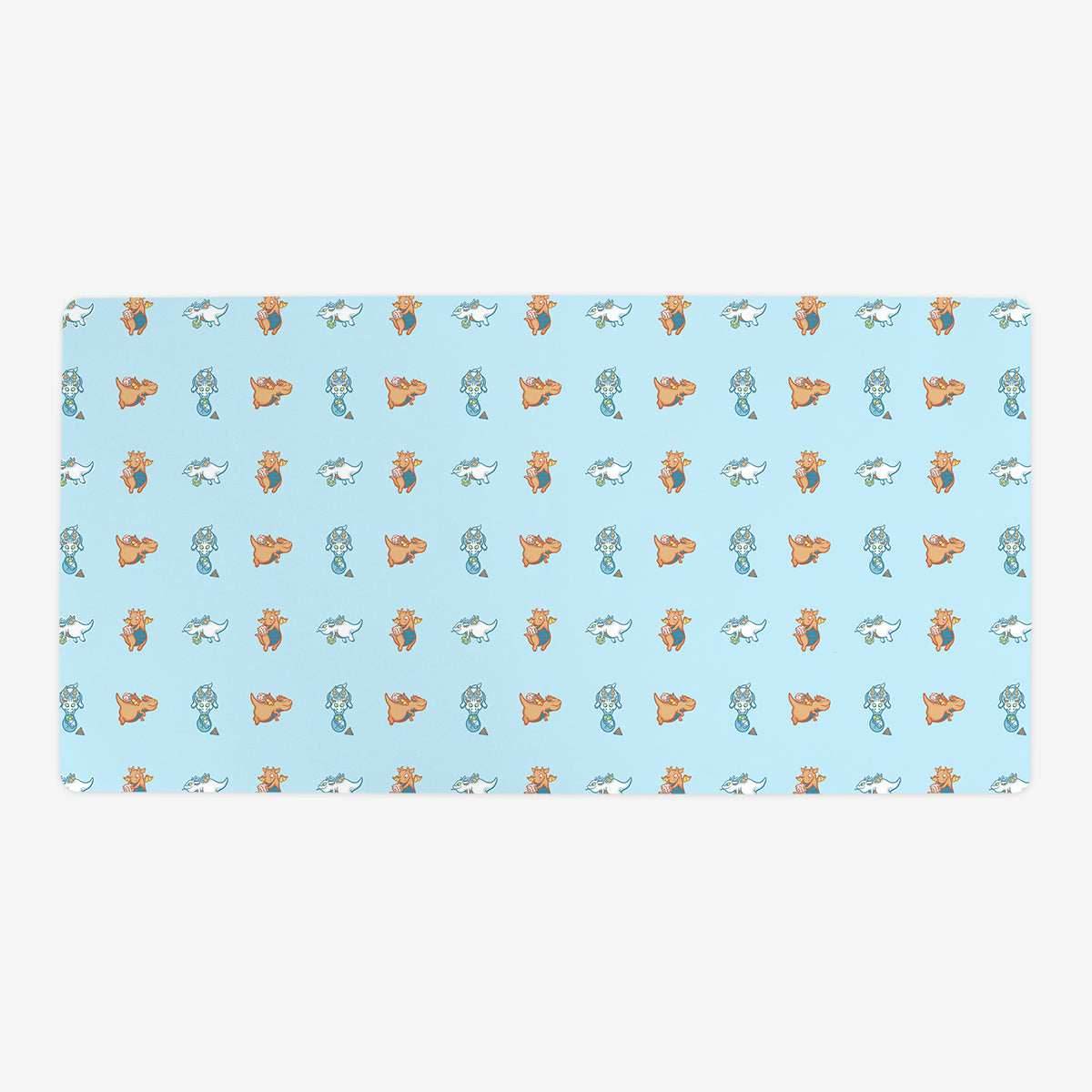 Dice Dragons Playmat - Oversized Playmat / Blue / Plain
