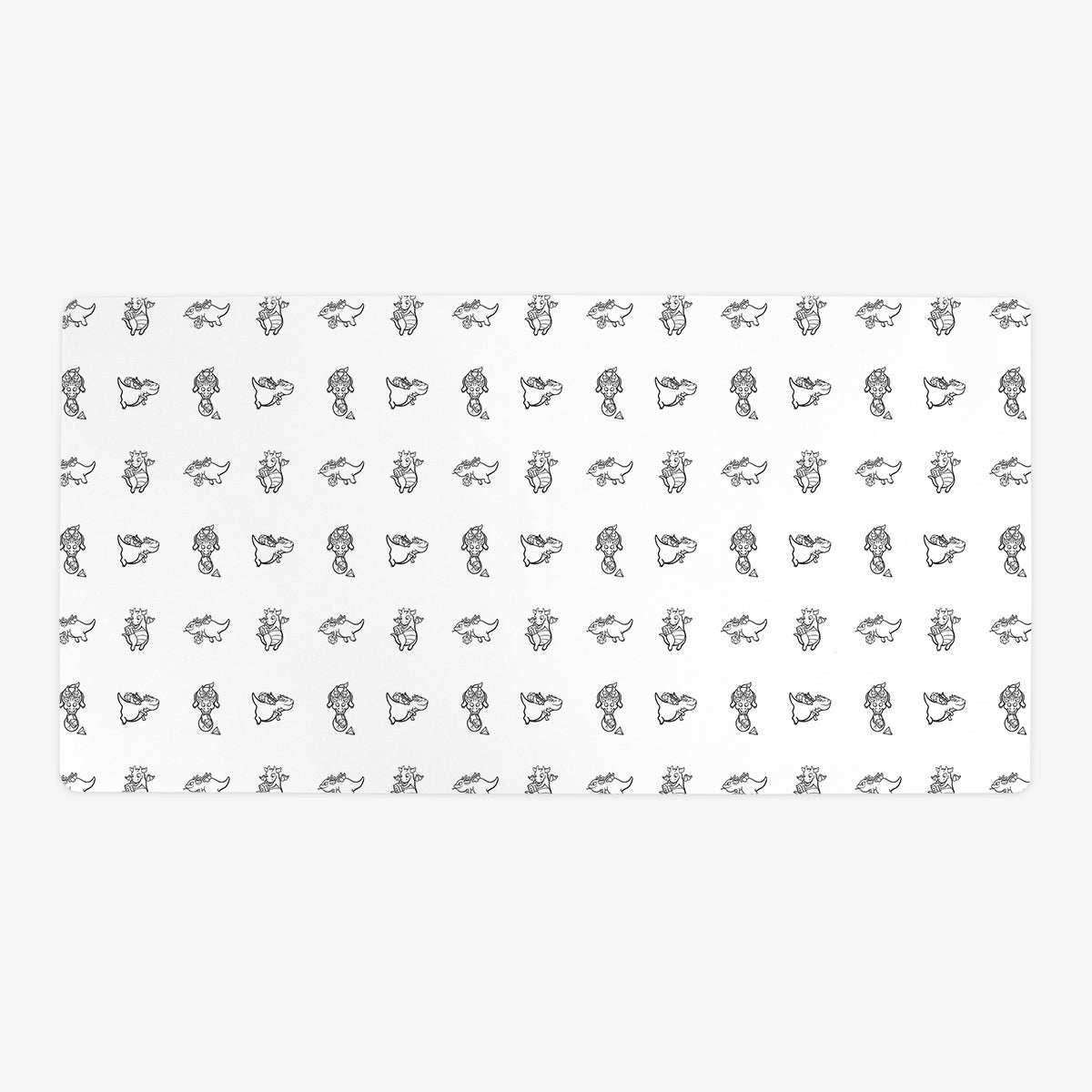 Dice Dragons Playmat - Oversized Playmat / White / Plain